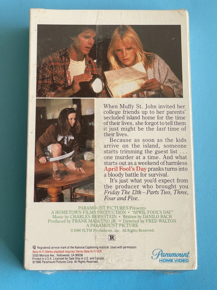 APRIL FOOL'S DAY  BETAMAX NOT VHS TAPE IN TIME FOR HALLOWEEN! - Image 2 of 4