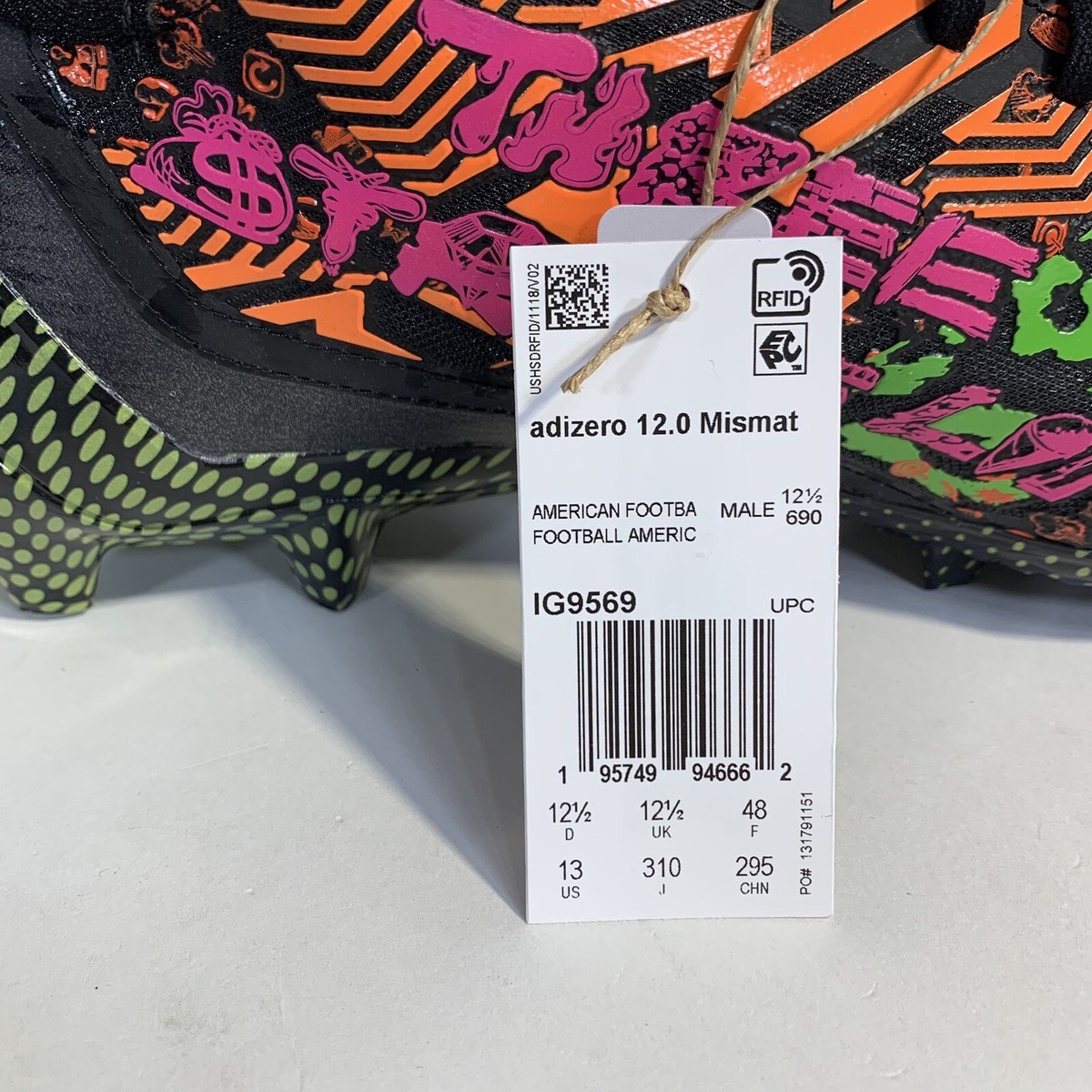 adidas Men's adizero 12.0 Mismatch Football Cleats IG9569 adidas Men's adizero 12.0 Mismatch Football Cleats IG9569