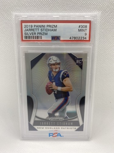 2019 Panini Prizm Silver Prizm RC #308 JARRETT STIDHAM PSA 9 Mint - Picture 1 of 2