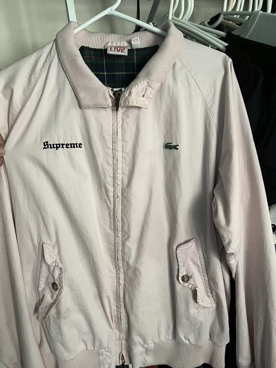 M)Supreme Lacoste Harrington Jacket