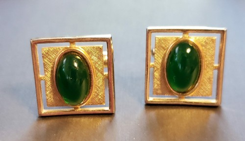 Gemelos verdes, gemelos cuadrados coloridos, gemelos modernos de mediados de siglo cl- - Imagen 2 de 7