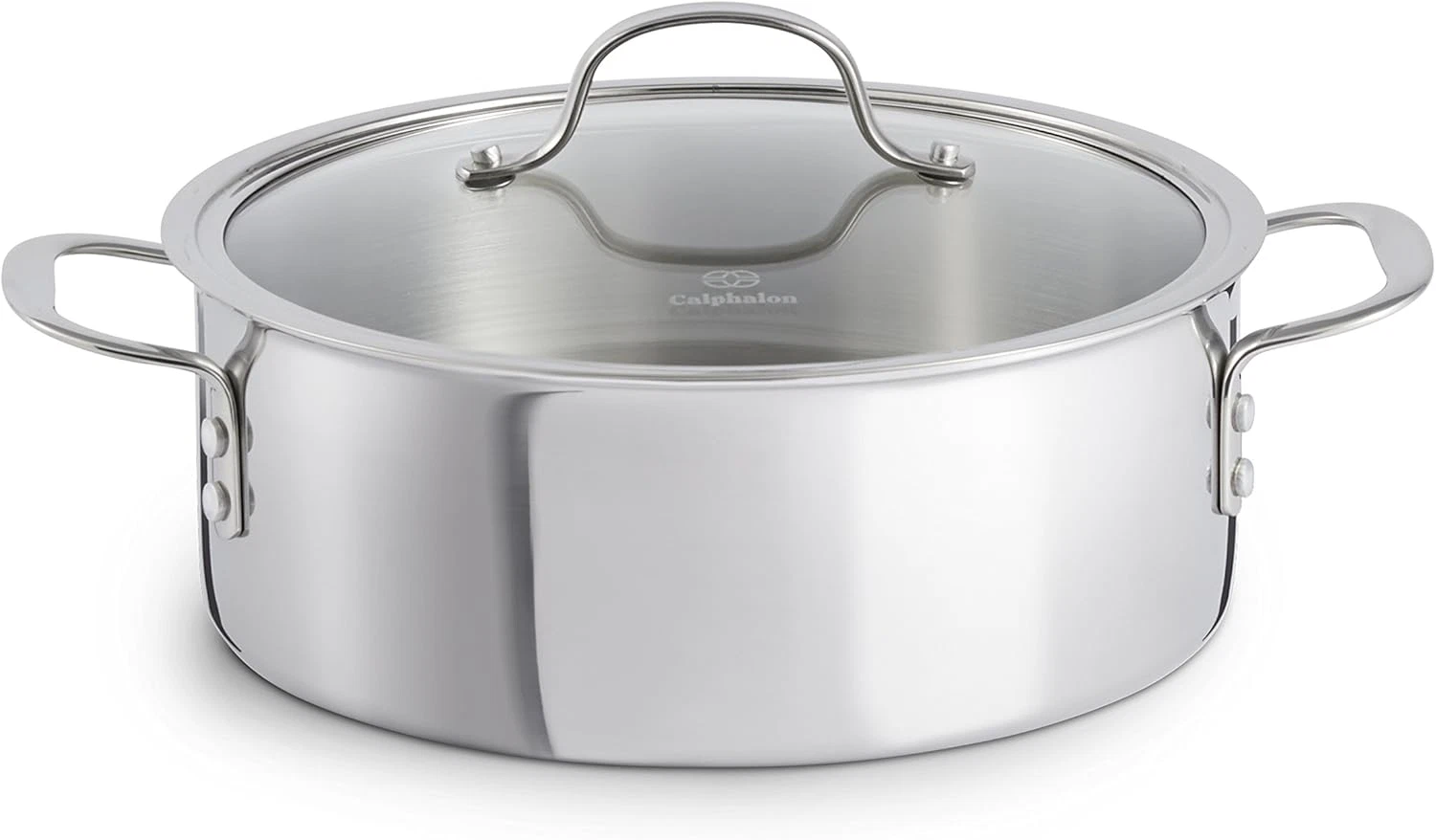 5-Quart Tri-Ply Stainless Steel Dutch Oven for Superior Cooking Performance