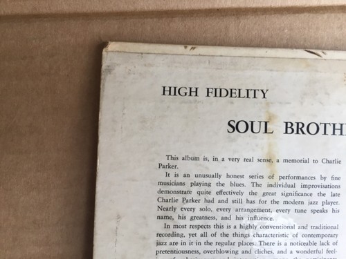 soul brothers milt jackson ray charles vinyl atlantic black label 1279 tested - Picture 6 of 24