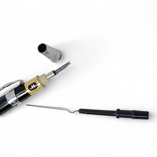 Lápiz de dibujo mecánico vintage Pentel Mechanica Graph PMG 0,3 mm hecho en Japón - Imagen 7 de 10