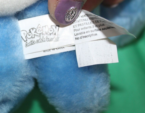 Pokemon BLASTOISE Official Nintendo Licensed Plush Stuffed Toy Vintage 1999 - Picture 3 of 3