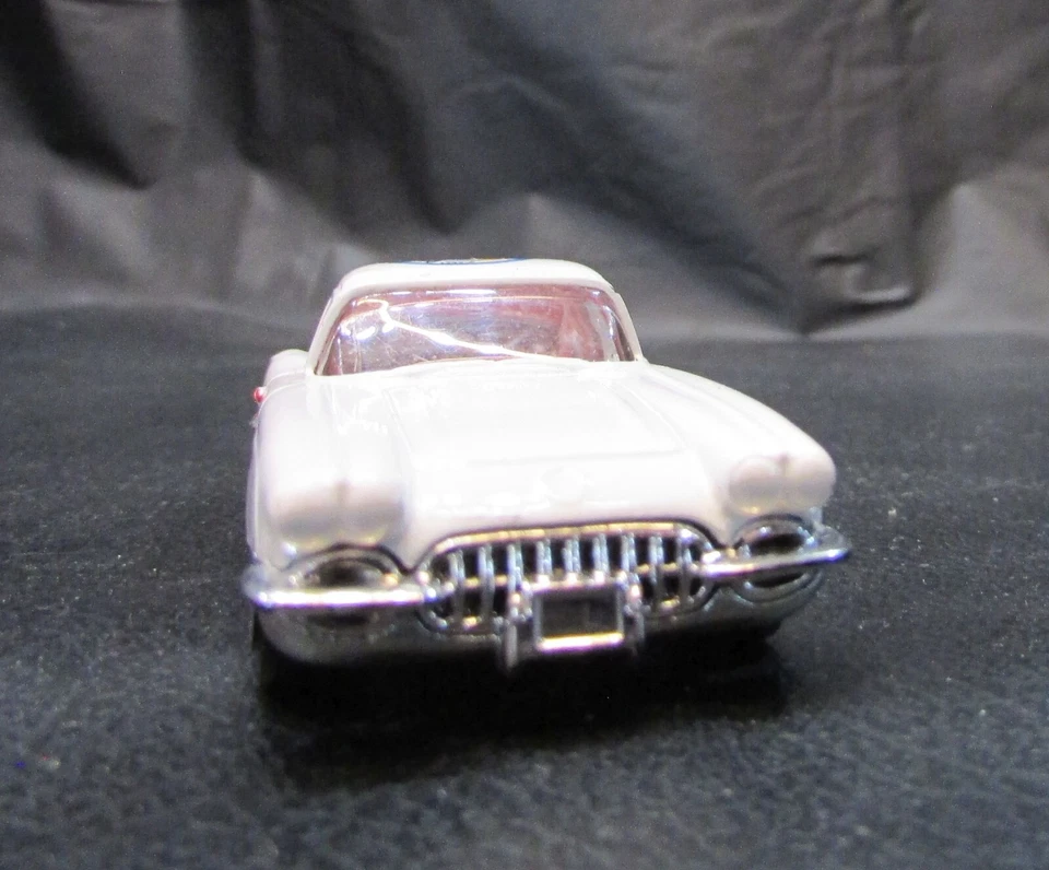 Vintage 2000's Majorette White 1958 Corvette Coca-Cola 1/58th Diecast Toy Car - Image 3 of 4