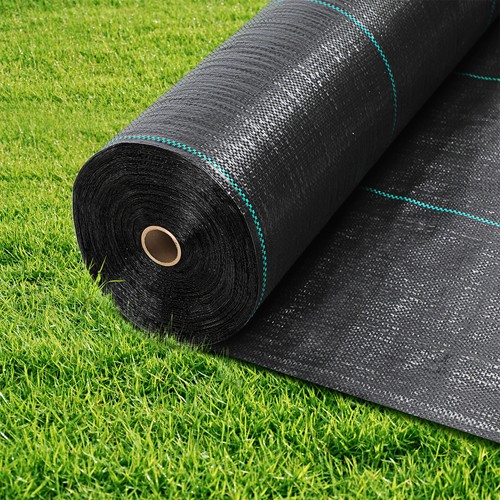 Weed Suppressant Landscape Barrier Weed Control Fabric Membrane Heavy Duty Sheet - Picture 2 of 8