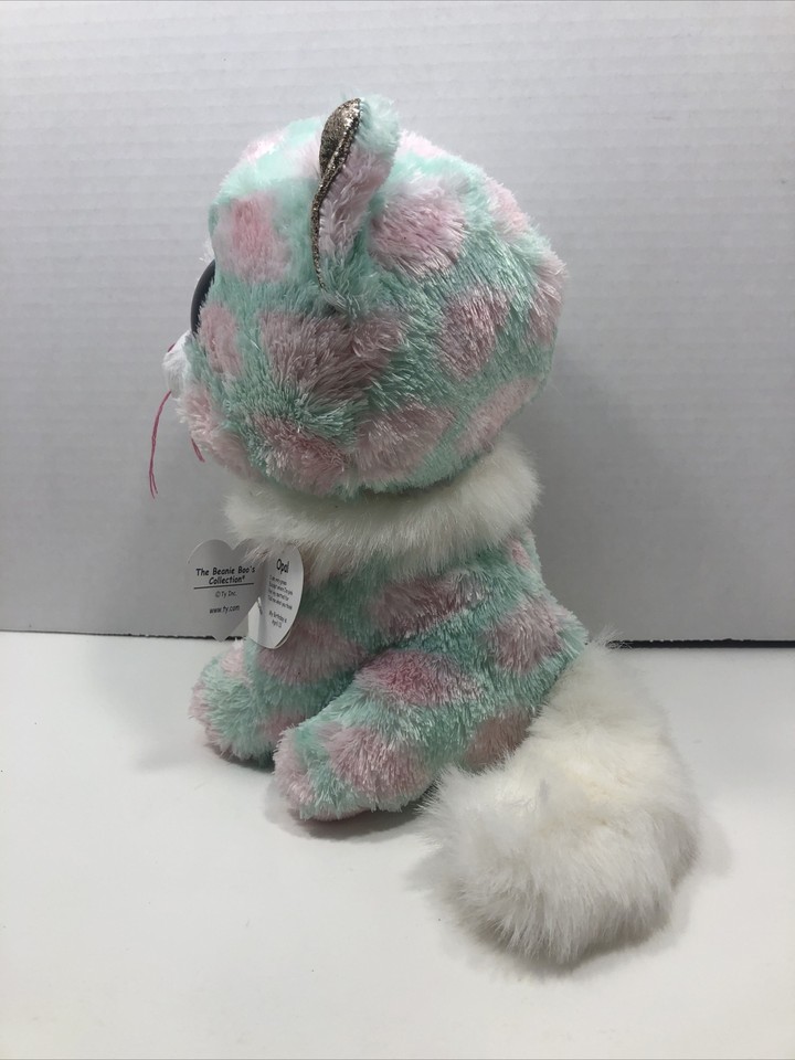 TY Beanie Boos OPAL the Kitty Big Eyes Rainbow With Tags eBay