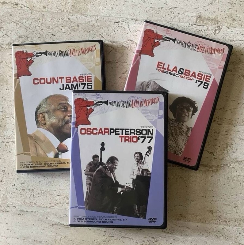 Montreux Jazz Festival DVDs - Oscar Peterson, Count Basie, Ella Fitzgerald
