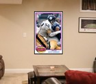 1976 style JACK LAMBERT Steelers Sports Poster NFL Action Shot 24X36in 