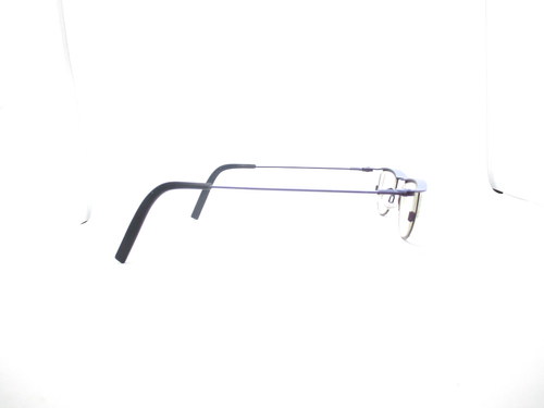 THEO JULY 244 Eyeglasses Lavender Purple Half-Moon Frame Belgium W/ Case - Picture 11 of 21