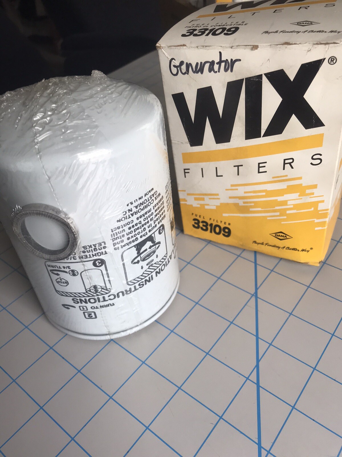 WIX 33109 - Fuel filter cross reference