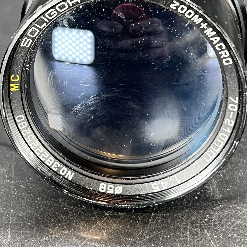 MC Soligor C/D Zoom+Macro Camera Lens 70-210 1:4.5 058 No382225280 Vintage - Image 2 of 4