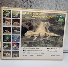 New IQ Assembling Products Dinosaur Series Dimetrodon Wooden Puzzle Kit