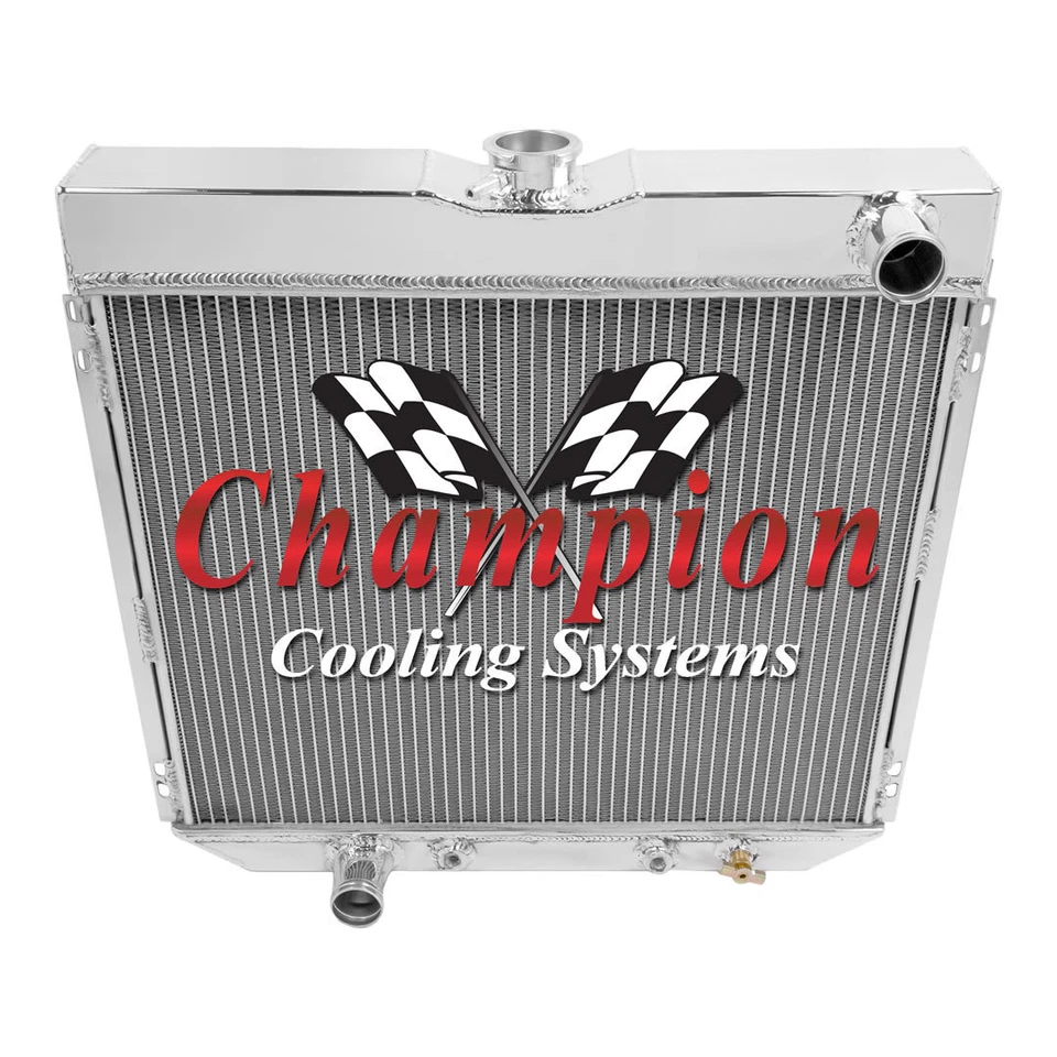 1963 1964 1965 1966 1967 1968 1969 Ford Fairlane 3 Row Core RS Radiator - Imagem 3 de 4