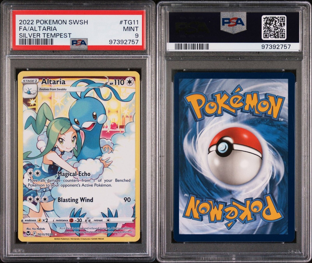 Pokémon TCG Altaria - TG11/TG30 Character Rare Silver Tempest PSA