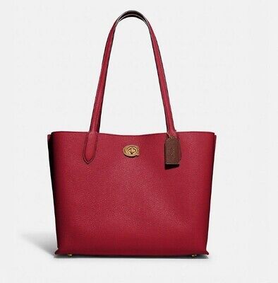 Coach ◆ C0692 Willow tote in colorblock with signature COACH C0692 Willow tote in colorblock with signature canvas