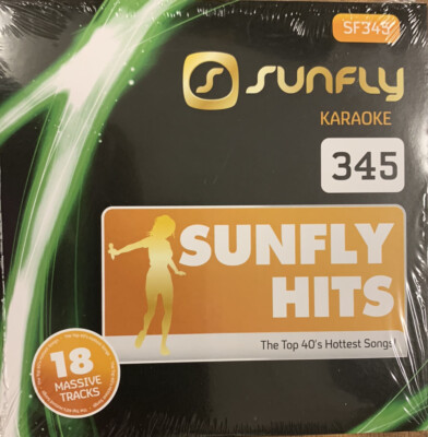 Sunfly Karaoke Hits SF345 - CDG Disc - 18 Songs inkl. laut ausdenken