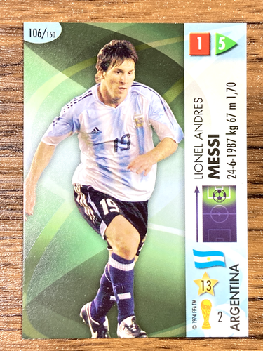Panini Card GOAAAL! World Cup Germany 2006 #106 Lionel Messi Argentina