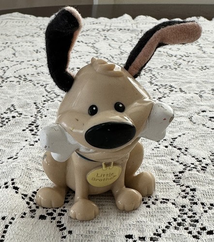 Disney Mulan 3" Kleiner Bruder Hund Figur Knochen bewegliche Ohren Tortenaufleger RAR