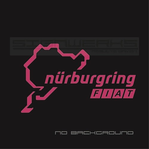 Fiat Nurburgring Decal Sticker logo abarth 500 500c racing italy Pair - Bild 7 von 14