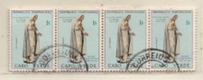 Kap Verde 1967 Fatima MiNr.: 344 gestempelt  4er Streifen Cabo Verde used 