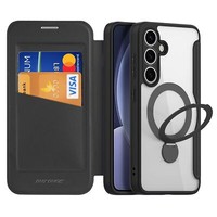 FüR Samsung Galaxy S25 Plus Dux Ducis Skin X Magsafe Ringhalter HüLle Schwarz