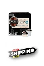 Keurig Tully's French Roast Coffee 24 Count K-cups ❗