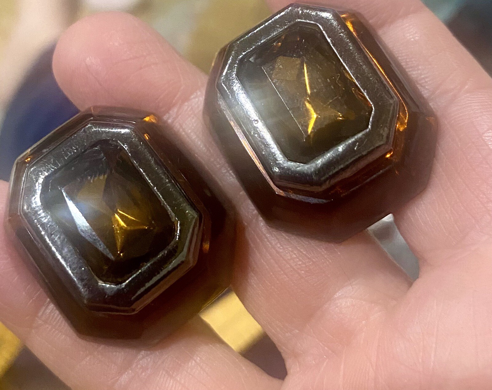 Diva Vtg Statement Clip Earrings - image 2