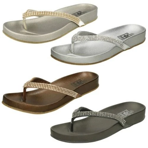 FRAUIT Sandali Gioiello Infradito Donna Eleganti Con Strass Ciabatte Donne Estive Mare Pantofole Donna Estivi Da Casa Sandali Estivi Zeppa Eleganti Scarpe da Spiaggia Piscina Flip Flops