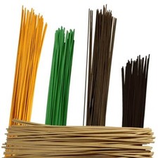 Peddigrohr Staken Aufsteller Peddigstaken Farbe w&auml;hlbar - 50 St&uuml;ck, &Oslash; 3mm x 60cm