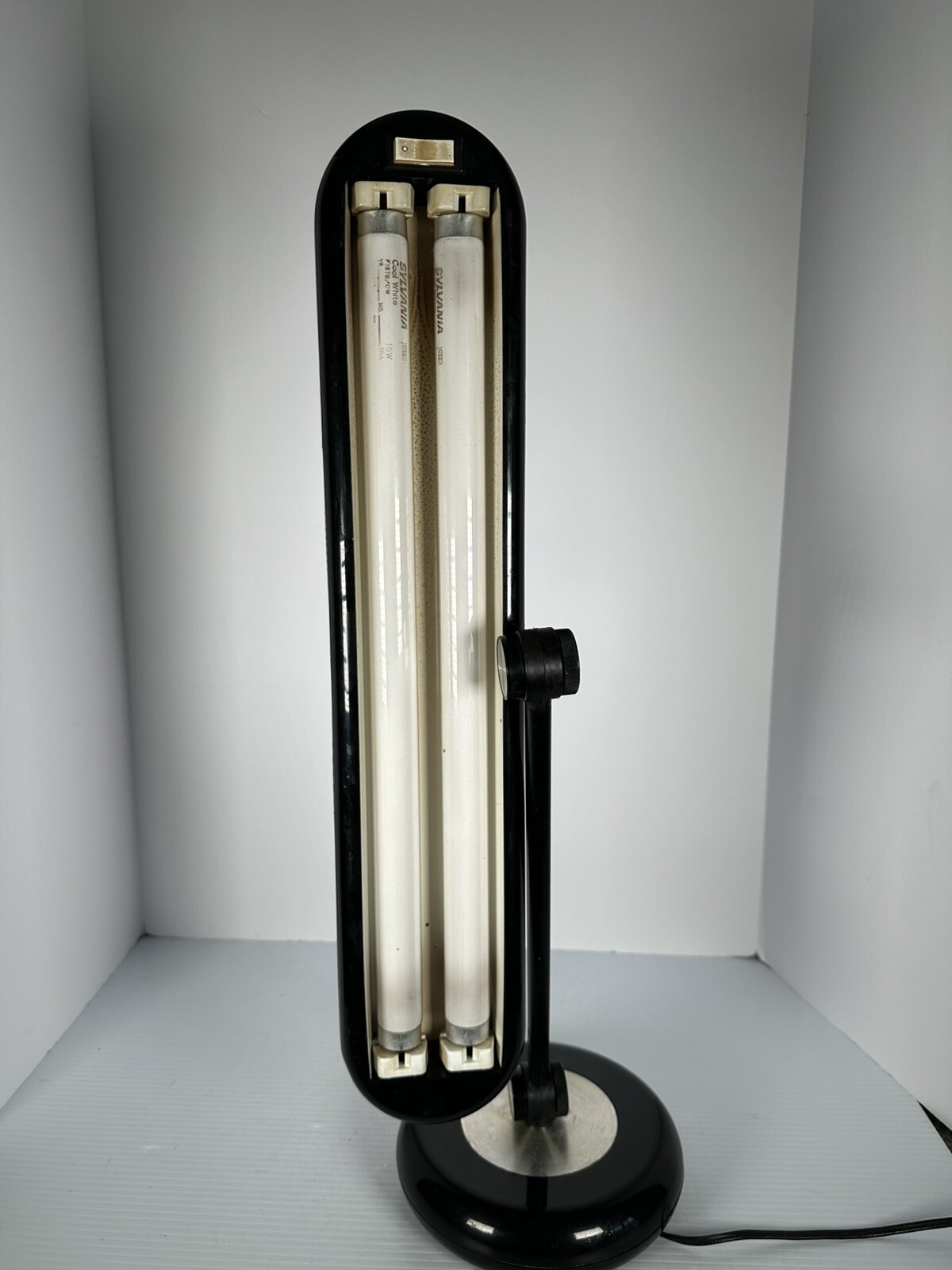 Vintage 70s PARK SHERMAN adjustable Architect Task Desk Lamp Spaceage Floating