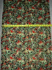 Cardinal Cardinals Holiday CM2055 BLACK Timeless Treasures Durable Cotton Fabric