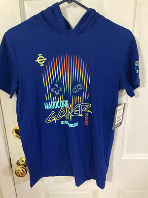 boys graphic tshirt w/hood Esports Gaming Gear NWT