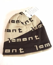 Jamont Men's Unisex Beanie Brown And Tan Color Block New With Tags