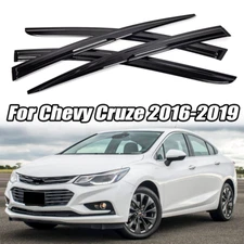 For 2017-2019 2018 Chevy Cruze Window Visor Rain Guard Vent Deflector Sun Shade