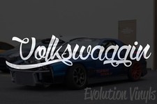 Volkswaggin Sticker Decal V1 - Jdm Lowered Static Stance Low Drift Slammed Turbo