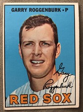 1967 Topps Garry Roggenburk Baseball Card #429 Red Sox Low-To-Mid-Grade