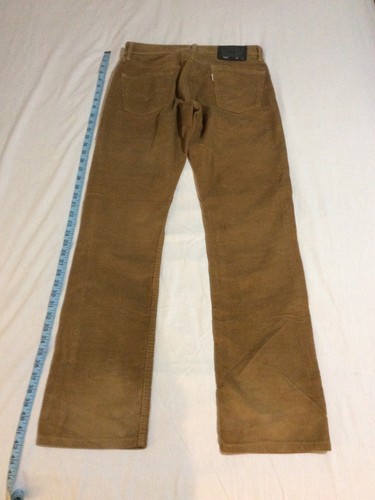 LEVI'S 514 SLIM STRAIGHT 30x32 DARK TAN 