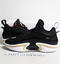 Nike Air Jordan 36 XXXVI Low PF Black Metallic Gold White DH0832-071 Men