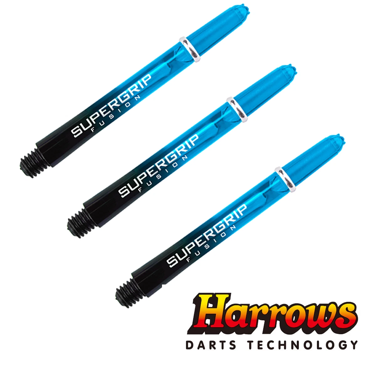 Aste In Nylon Harrows Per Freccette – Short 34 Mm – Set Da 3 Pezzi, Colore Nero, Peso 1,3 G, Ultra Adera