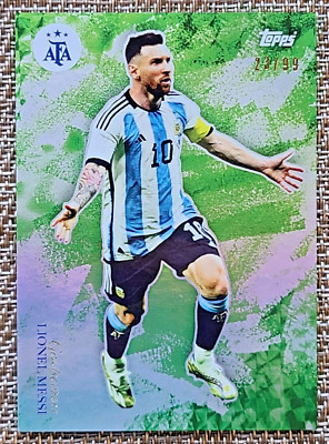 2023 Topps Argentina World Champions Goalscorers Green Lionel
