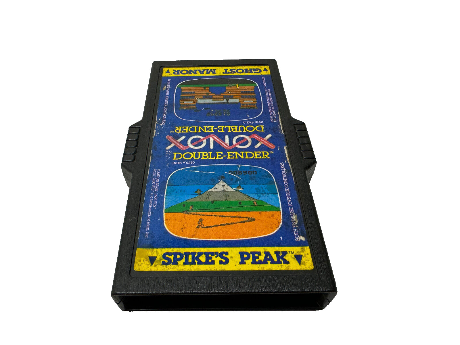 GHOST MANOR / SPIKE'S PEAK DOUBLE ENDER XONOX ATARI 2600 EN LOOSE