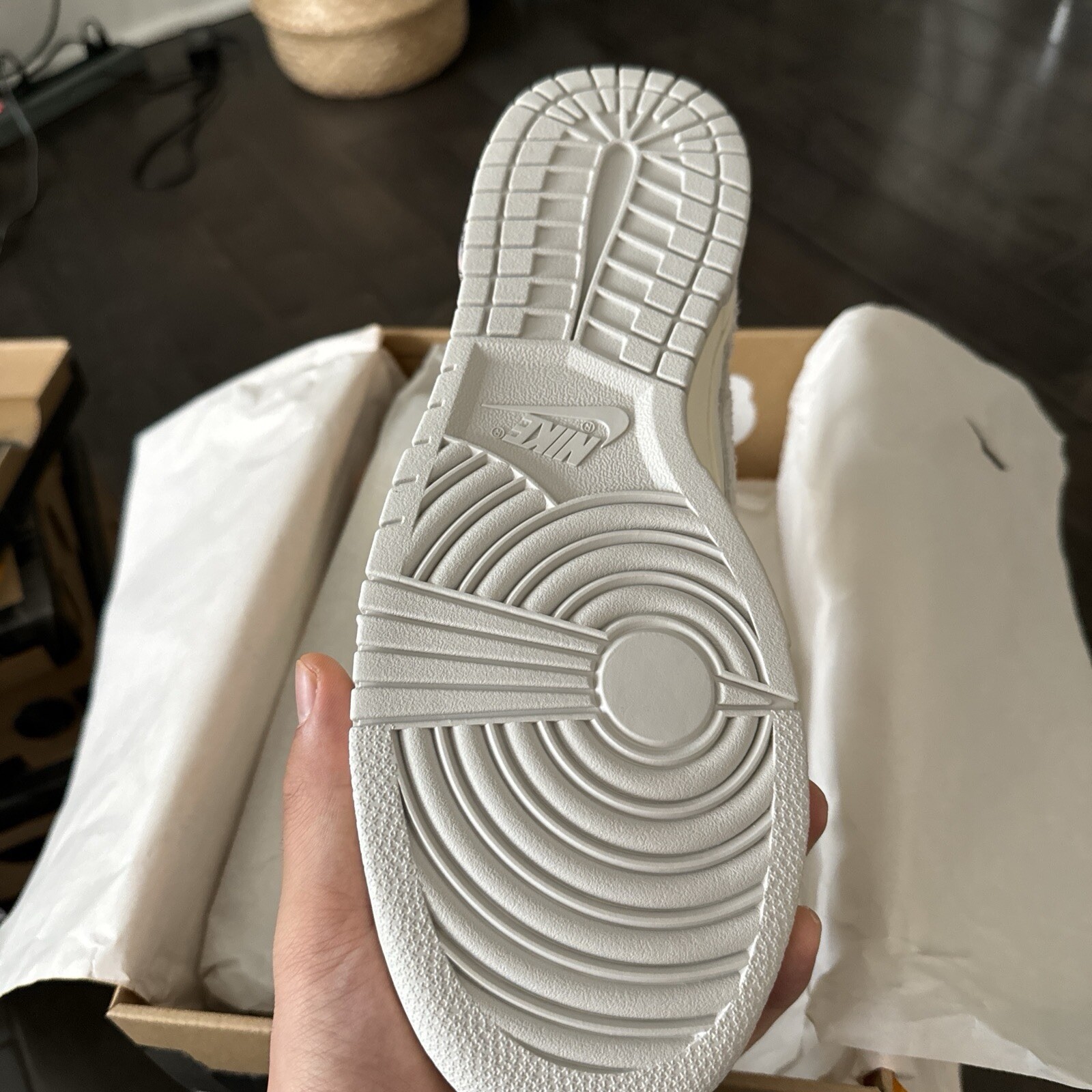 OFF WHITE X NIKE Scarpe Nike Off White x Dunk Low 'Lotto 12 di 50' #10.5 M nuove Ds