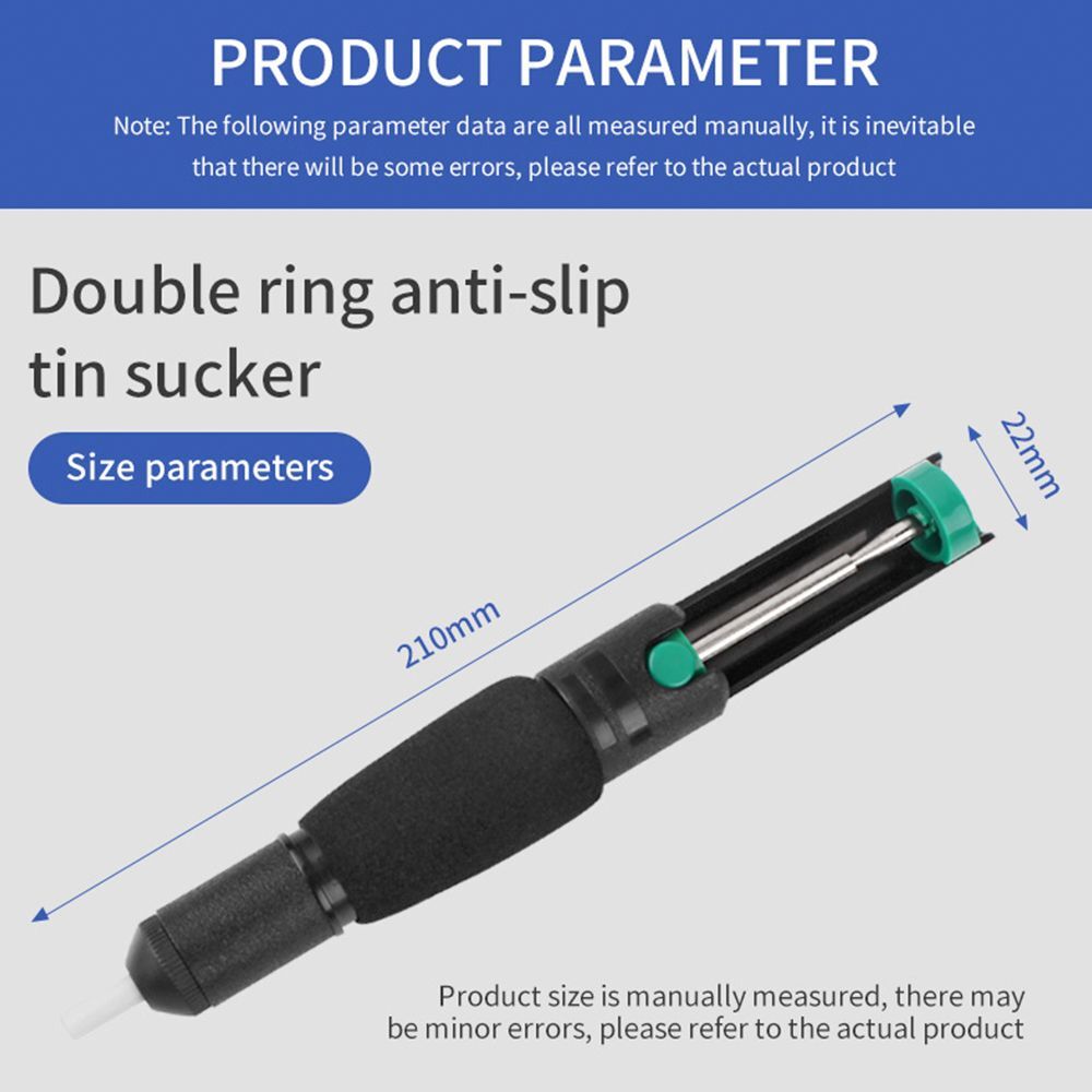 Remover Solder Suction Pen Desoldering Tool Desolder Pump Hand Cleaning Tool 819603764192 eBay