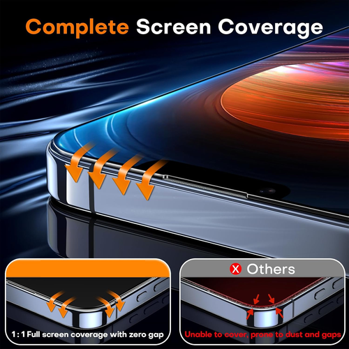 Magic Tempered Glass Screen Protector For iPhone 11 12 13 14 15 16 Pro Max X XR - Picture 4 of 10
