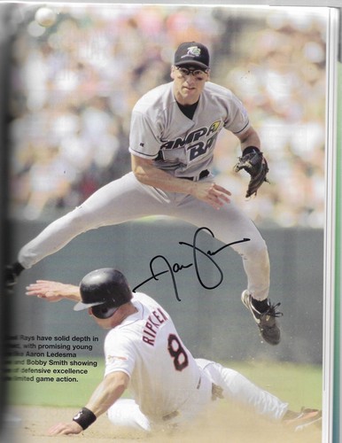 Vol.1 No.5 1998 Devil Rays Mag. Firmado: Aaron Ledesma, Kevin Stocker, McCracken - Imagen 2 de 6