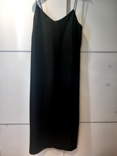 Mango Slip Dress New Black Size L UK
