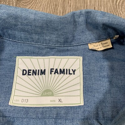 LEVIS Denim Family LVC Button Shirt BLUE, XL | eBay