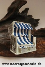Magnet maritim als 3D-Strandkorb ca. 6 x 5 cm...